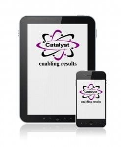 Tablet and Phone with Catalyst App